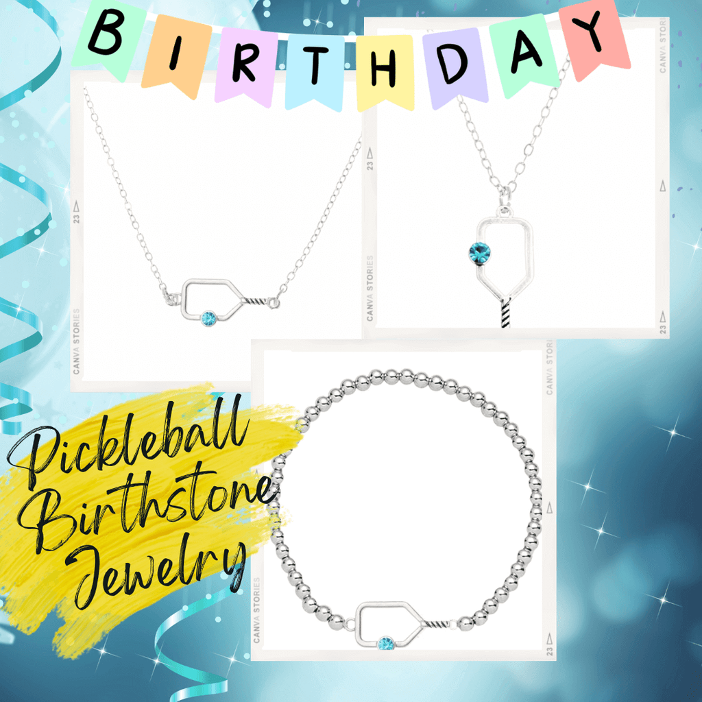 Birthstone Pickleball Jewelry: