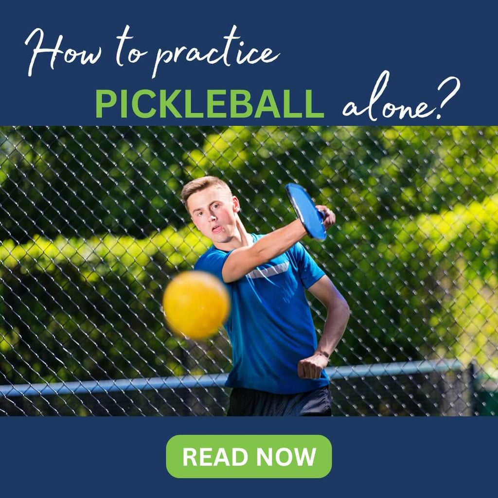 How to practice pickleball alone - Cover