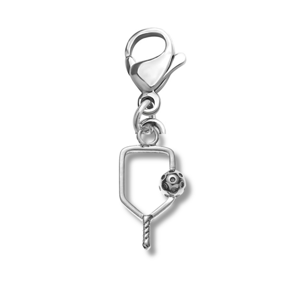 Pickleball Clip On Charm- Zipper Pull