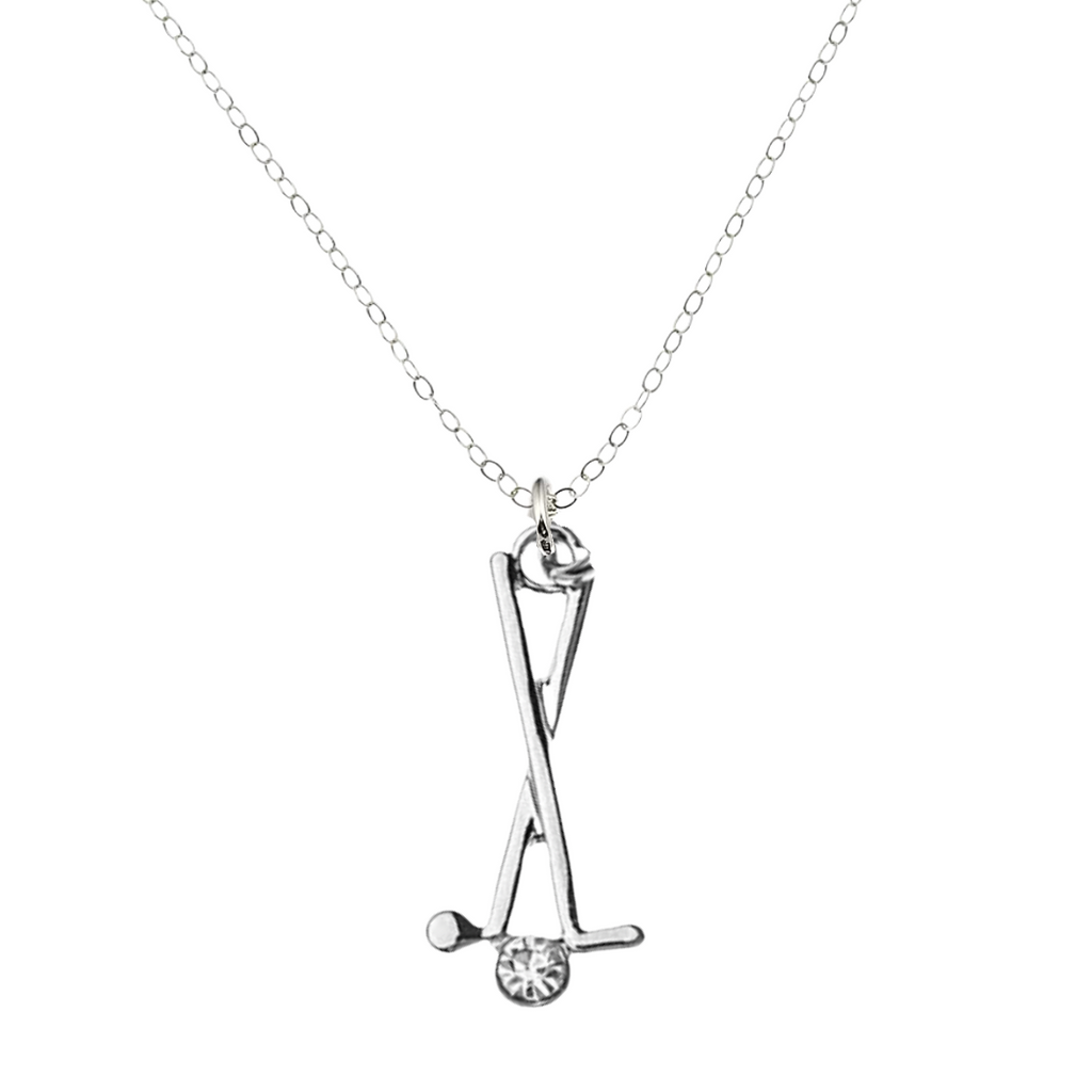 Golf Club Charm Necklace