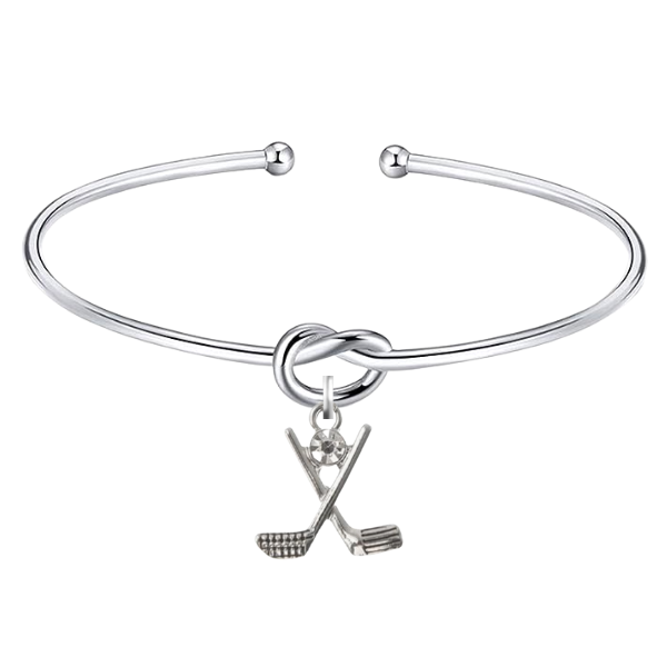 Golf Knot Charm Bracelet