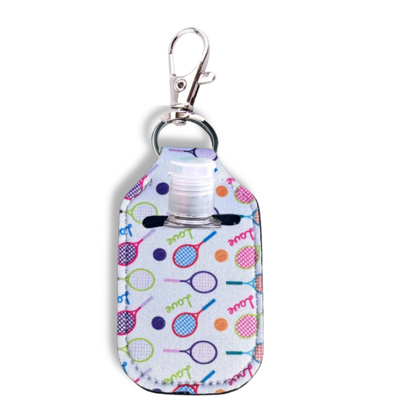 Tennis Hand Sanitizer Keychain