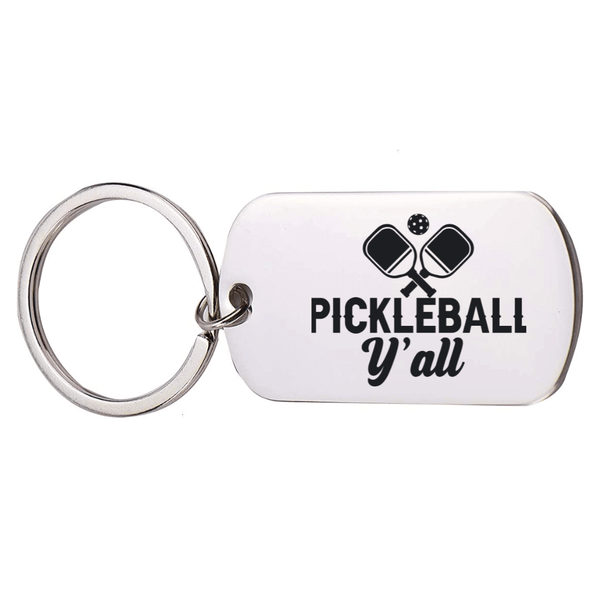 Pickleball Y'all Keychain