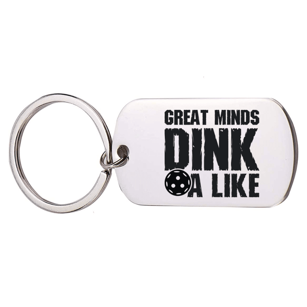 Great Minds Dink A Like Keychain