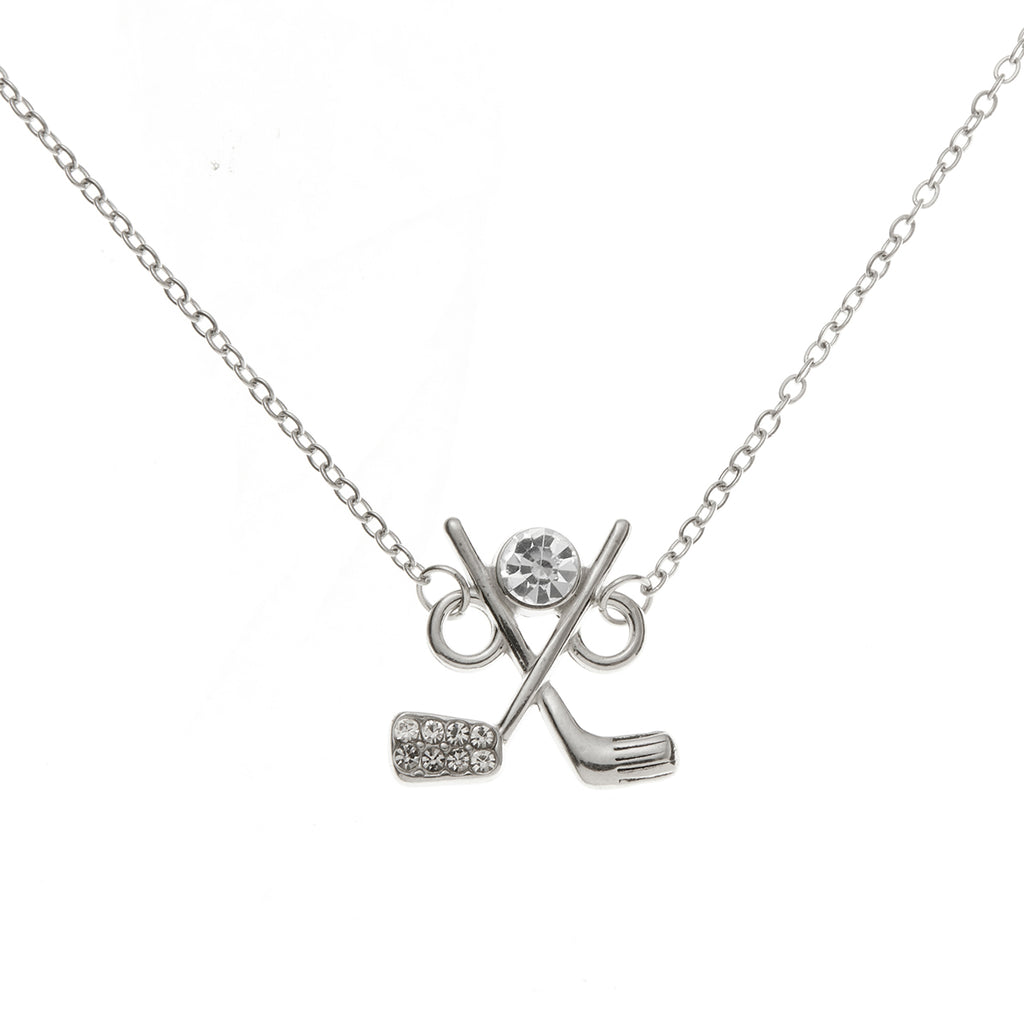 Tee Time Golf Pendant Necklace