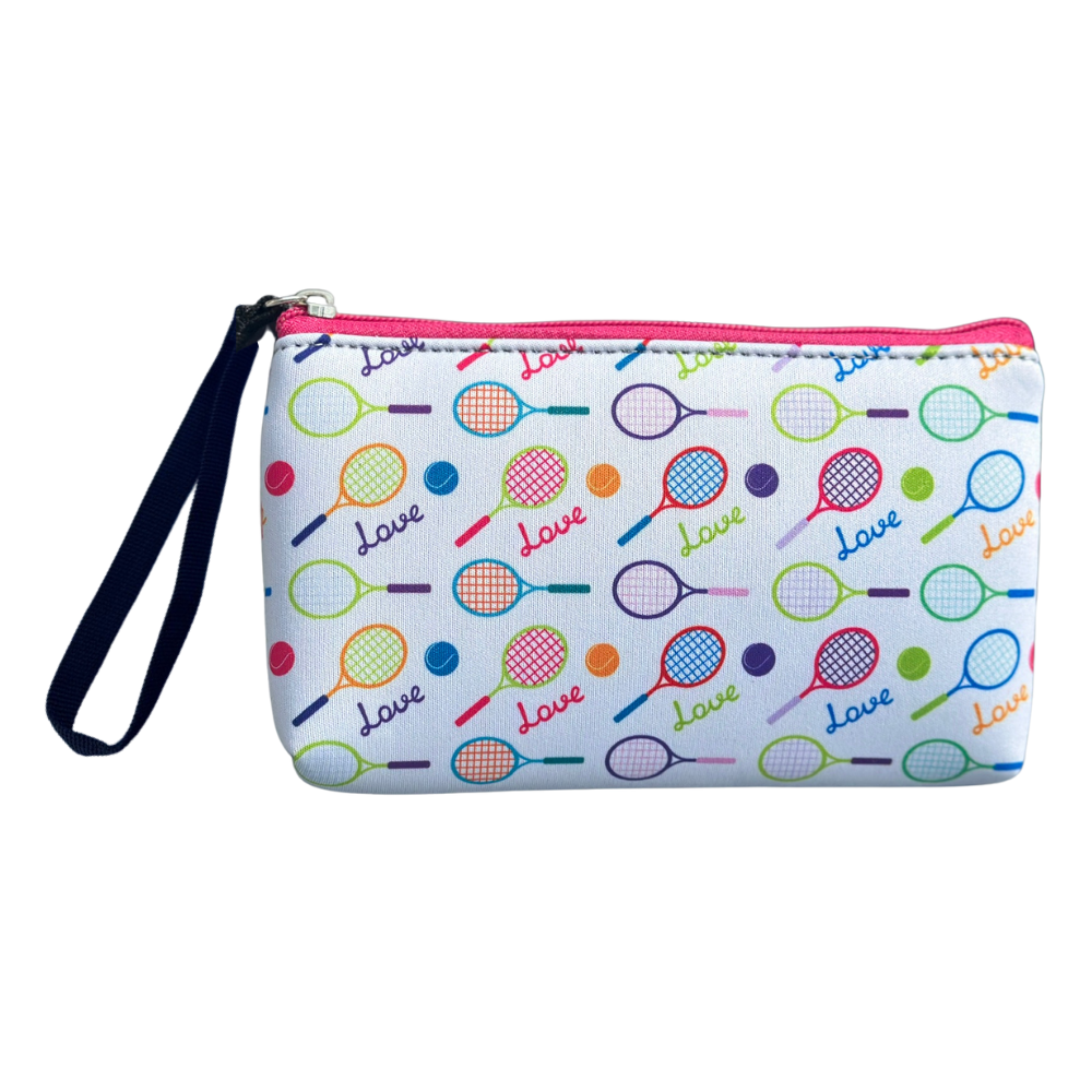 Tennis Small Wristlet Pouch Purse